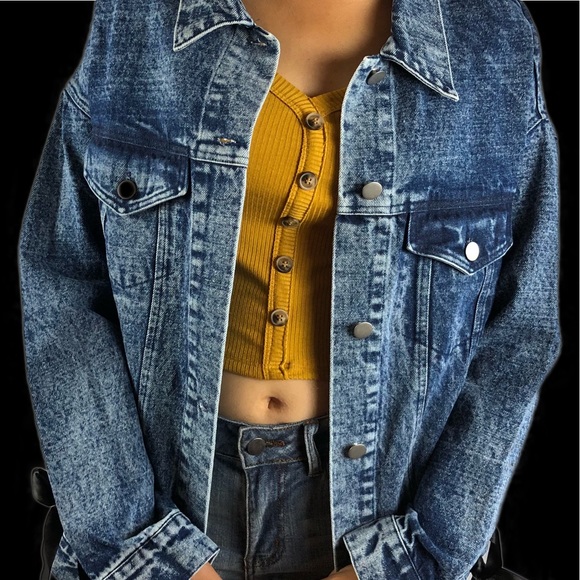 Ribbon detail denim jacket - Picture 5 of 8